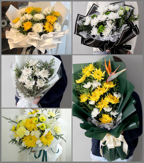 贵州黔西南州望谟县石屯镇拉袍村白事花束代送